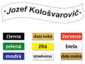 Pekná plastová menovka použiteľná na dvere a schránku. Farebný plast o hrúbke 1,2 mm.Kvalitná a dobre vyzerajúca menovka vhodne reprezentujúca vašu spoločnosť či firmu? Áno u nás. Objednajte si menovku na dvere vašej kancelárie, či schránky z našej širokej ponuky tvarov, farieb, typov písma a druhov povrchu. Vyberte si z farieb ako je čierna, biela, žltá, modrá, zlatá, strieborná a zelená a typov povrchu ako je matný a lesklý. Uchytíte ju prostredníctvom šikovnej samolepiacej pásky umiestnenej na jej zadnej strane. Drží na akomkoľvek povrchu. Ak máte záujem o otvory na priskrutkovanie, nie je problém. V prípade individuálneho riešenia, mimo našej ponuky, nás prosím kontaktujte e-mailom alebo telefonicky.
