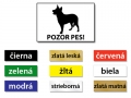 Plastový označovací piktogram na dvere.

Druh materiálu:	farebný plast, hrúbka 1,2 mm