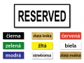 Plastový označovací piktogram na dvere, stôl...