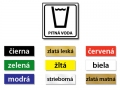 Plastový označovací piktogram na dvere.

Druh materiálu:	farebný plast, hrúbka 1,2 mm