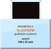 Hľadáte vhodný predmet, ktorý môže slúžiť ako suvenír ale rovnako reklamný darček? Máme pre vás výrobky v podobe magnetiek vyrobených z plastu. Ich rozmer je 100 x 55 milimetrov. Na povrch magnetky si môžete nechať aplikovať akýkoľvek obrázok alebo text, voľba je na vás.